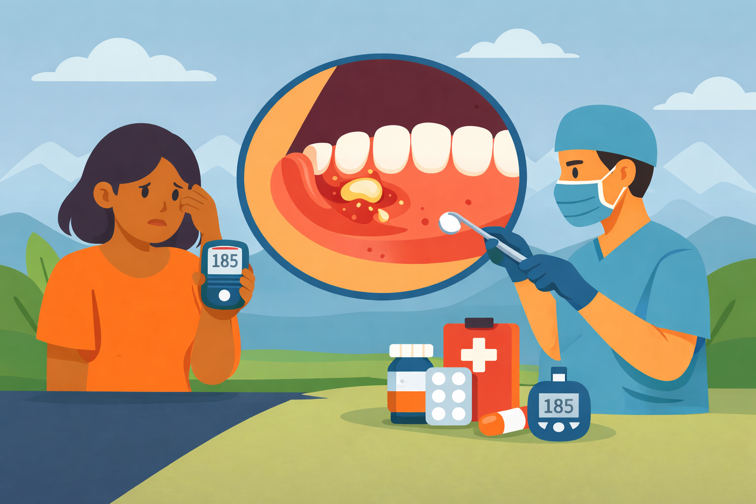 Featured image for Signs of Infection After Oral Surgery in Diabetic Patients